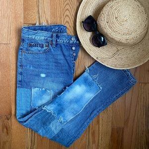 We The Free Patchwork Jeans